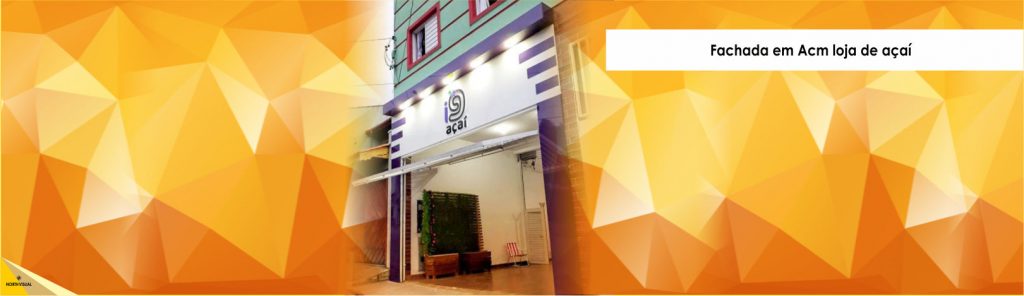 Banner 01 - NORTH VISUAL - Letras Caixas e Revestimento em Acm