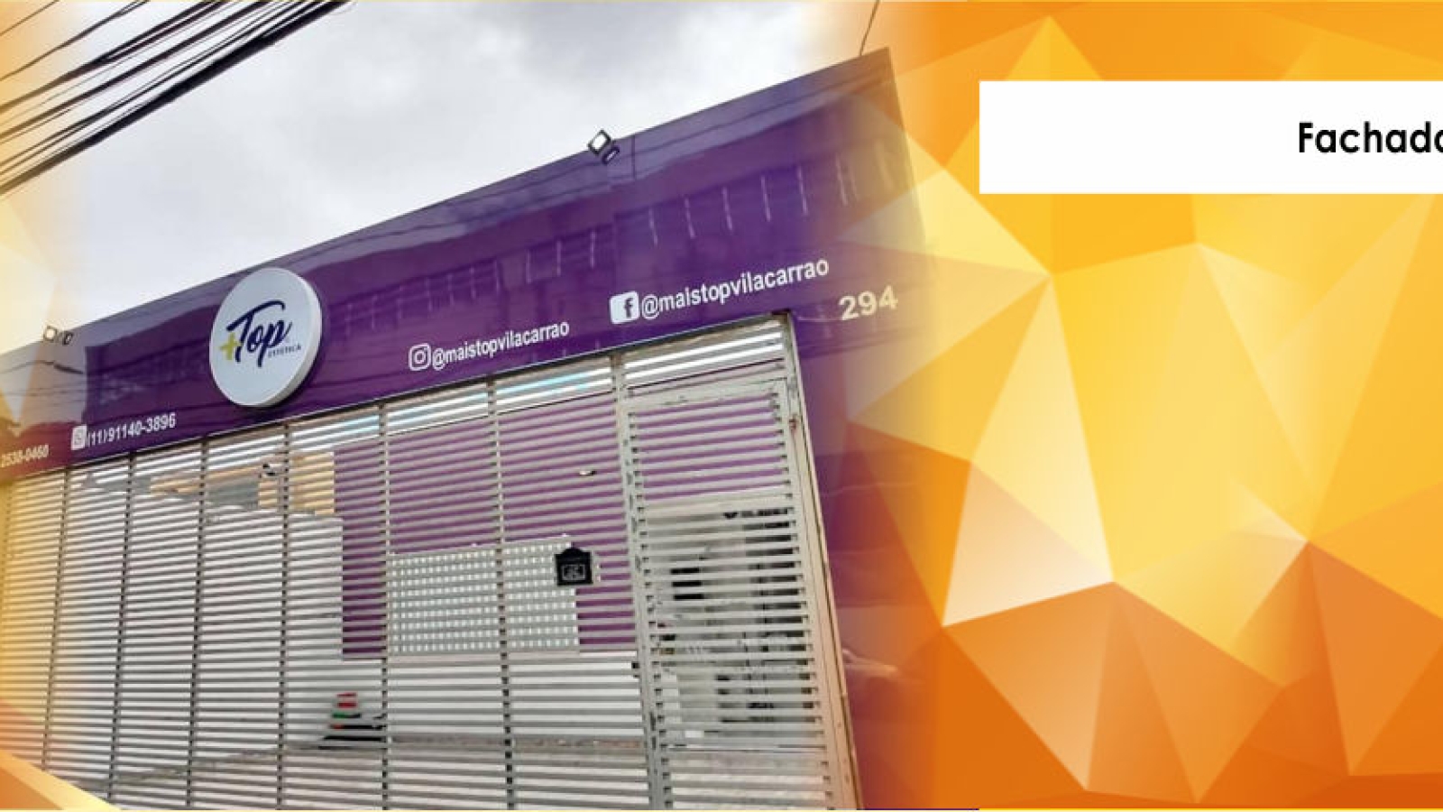 Banner 04 - NORTH VISUAL - Letras Caixas e Revestimento em Acm