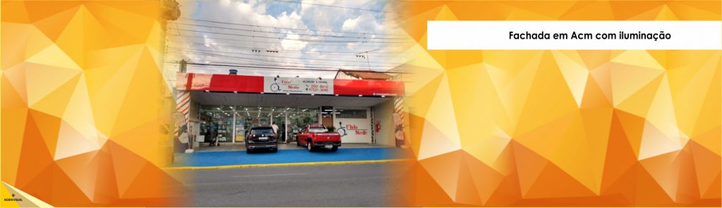 Banner 08 - NORTH VISUAL - Letras Caixas e Revestimento em Acm